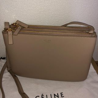 セリーヌ(celine)の未使用  セリーヌ  トリオ  ラージ  ベージュ(ショルダーバッグ)