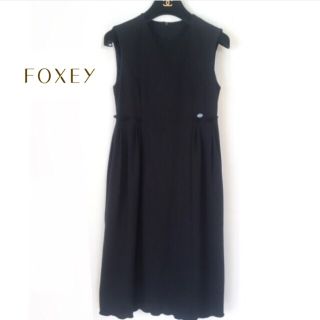 FOXEY ワンピース 新タグ ロゴ♡フォクシー 卒業式や入学式に ジャケットと