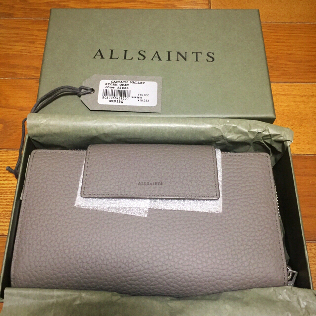 All Saints(オールセインツ)の【最終値下】ALLSAINTS 2019 本革 長財布 レディースのファッション小物(財布)の商品写真