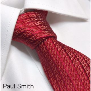 ポールスミス(Paul Smith)の【稀少デザイン 人気ブランド】 ポールスミス ネクタイ 高級シルク 光沢感(ネクタイ)