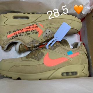 ナイキ(NIKE)のNIKE OFF-WHITE AIRMAX90 ''28.5''(スニーカー)