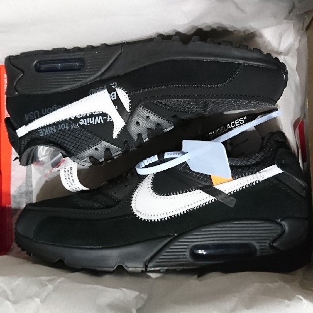 スニーカーAIR MAX 90×OFF WHITE THE 10 新品未使用 27.5㎝