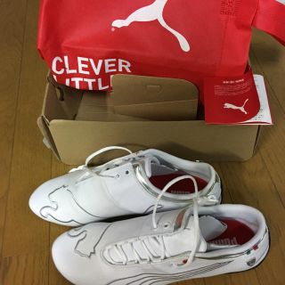 プーマ(PUMA)のフューチャー キャットM1ビッグSF ホワイト／プーマシルバー(スニーカー)