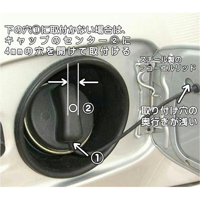 BMW（E46）旧シリーズ  給油口ゴム・交換ワイヤー（青）新品・未使用 自動車/バイクの自動車(車種別パーツ)の商品写真