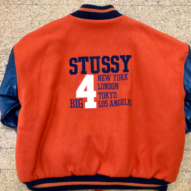 STUSSY(ステューシー)の90s STUSSY BIG4 スタジャン M MADE IN USA メンズのジャケット/アウター(スタジャン)の商品写真