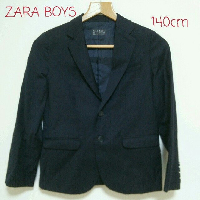 ZARA KIDS(ザラキッズ)の140cm【ZARA BOYS】BLACK キッズ/ベビー/マタニティのキッズ服男の子用(90cm~)(ジャケット/上着)の商品写真