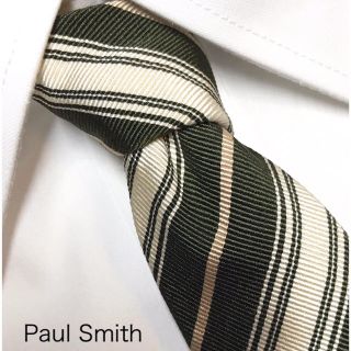 ポールスミス(Paul Smith)の【美品 期間限定 人気ブランド】 ポールスミス ネクタイ 秋冬 シルク×コットン(ネクタイ)