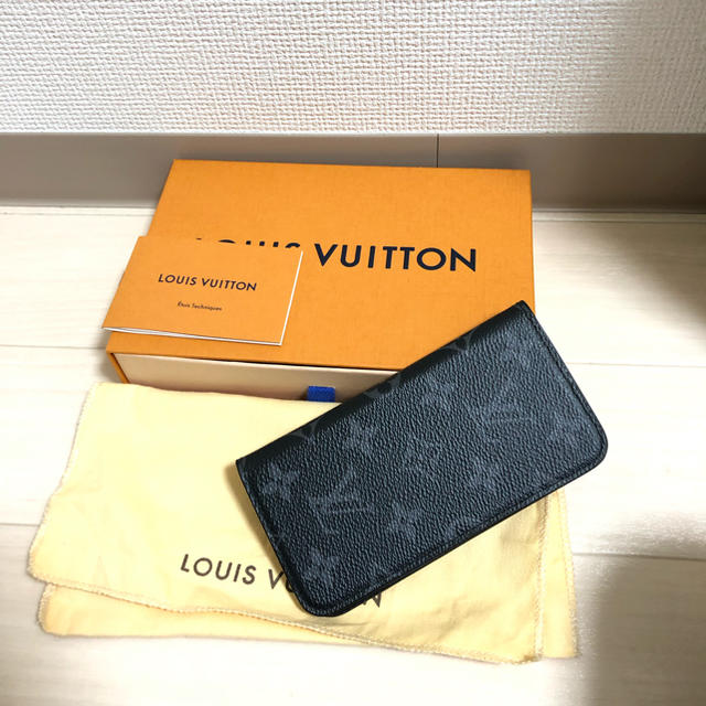 LOUIS VUITTON - 超美品！ ルイヴィトン LV モノグラム エクリプス iPhone X フォリオの通販 by buybuy's shop｜ルイヴィトンならラクマ