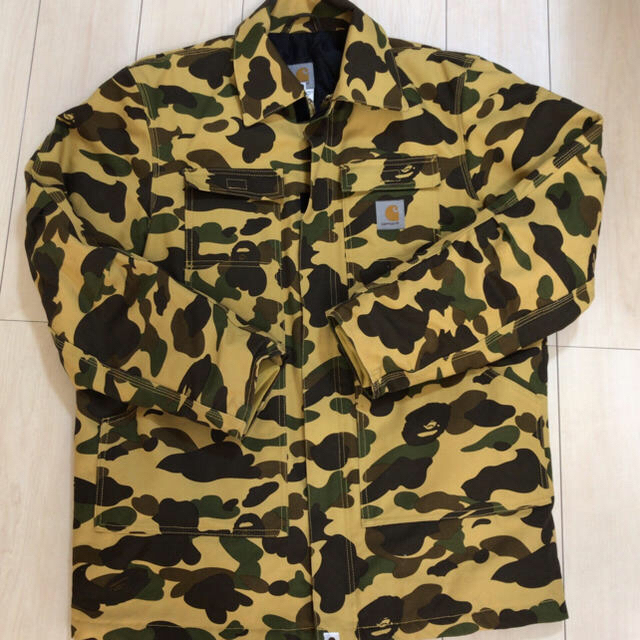 A BATHING APE x Carhartt ワークコート Ｌ