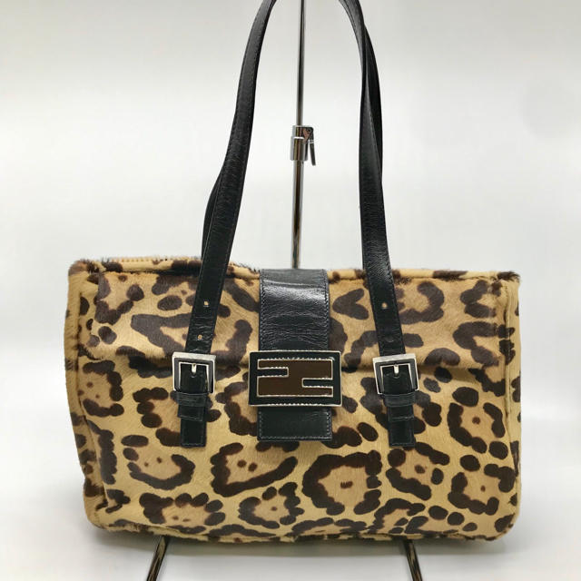 美品 レア FENDI フェンディ ハラコ トートバッグ-