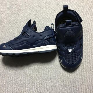 リーボック(Reebok)のリーボック  ポンプフューリー  ネイビー キッズ 13㎝ 15㎝(スニーカー)