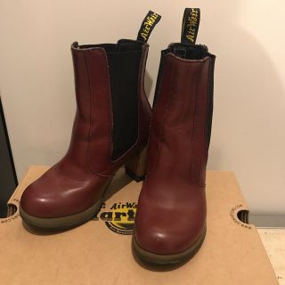 ドクターマーチン(Dr.Martens)のドクターマーチン★UK3★チェリー定番 ショートブーツ 希少(ブーツ)