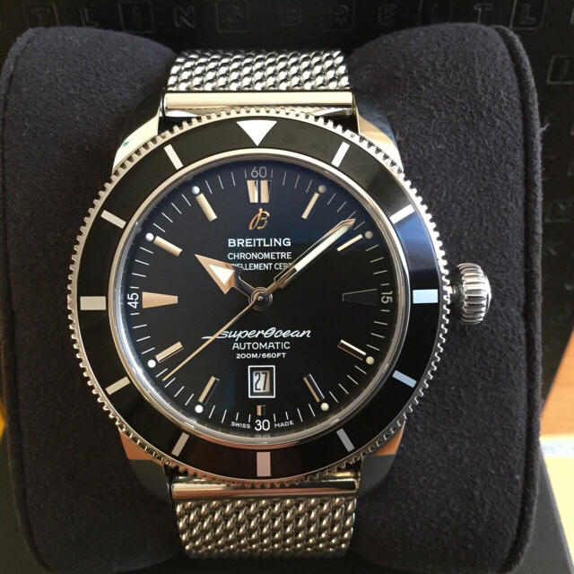腕時計(アナログ)最終価格・美品・オーバーホール・外装仕上げ済み・スーパーオーシャンヘリテージ46