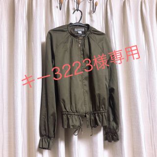 エイチアンドエム(H&M)の新品未使用♡H&M♡サテン♡カーキ¥5999→¥3999(ブルゾン)