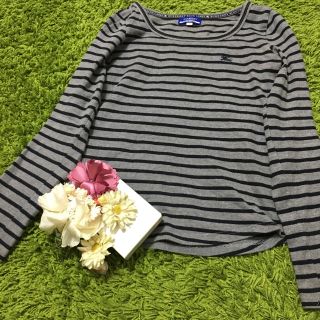 バーバリーブルーレーベル(BURBERRY BLUE LABEL)のburberryバーバリーブルーレーベル❤︎レディボーダートップス(Tシャツ(長袖/七分))