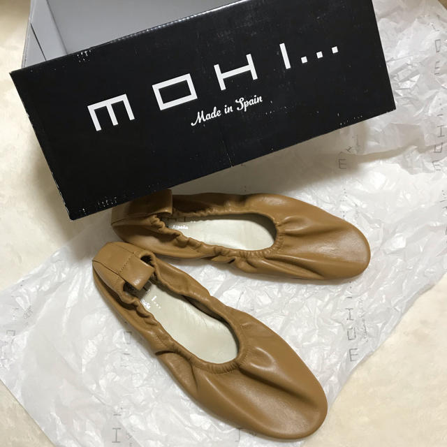 （値下げ終了）MOHI　フラットレザーシューズ