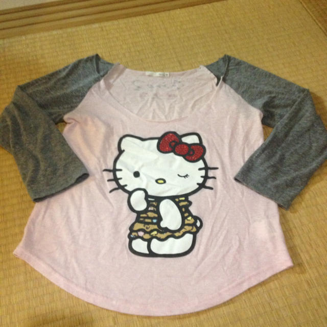 Nina mew(ニーナミュウ)のNina mew ハローキティ Ｔシャツ レディースのトップス(Tシャツ(長袖/七分))の商品写真