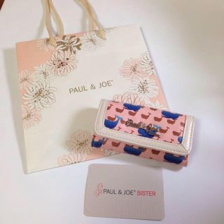 ポールアンドジョー(PAUL & JOE)のポール&ジョー☆新品☆キーケース☆ピンク(キーホルダー)