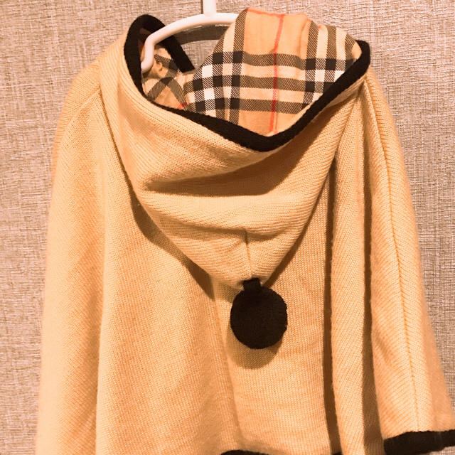 BURBERRY(バーバリー)のバーバリー ポンチョ  キッズ/ベビー/マタニティのベビー服(~85cm)(ジャケット/コート)の商品写真