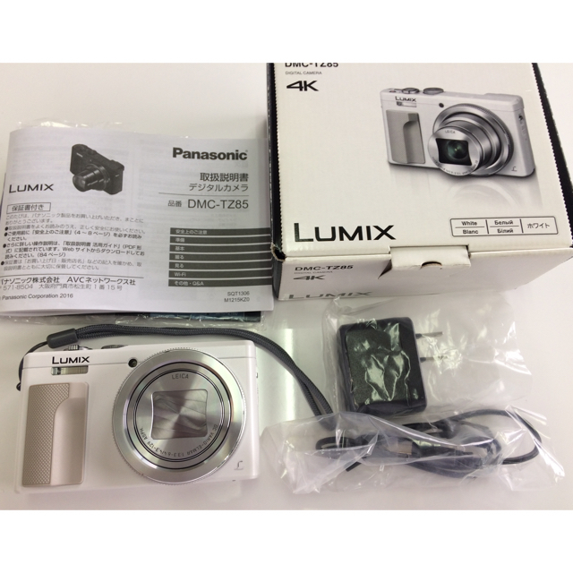 パナソニック LUMIX DMC-TZ85 ホワイト / 白色 - コンパクトデジタルカメラ
