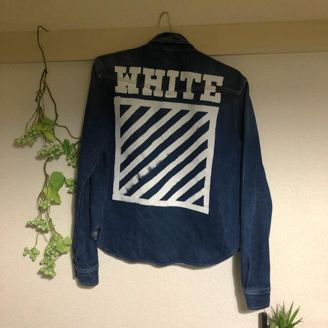 OFF-WHITE - off-white デニムジャケットの通販 by taka｜オフホワイトならラクマ