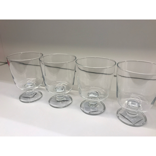 イケア(IKEA)の【4個セット】IKEA 365+ ゴブレット, クリアガラス(グラス/カップ)