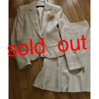 完売! 美品 INED ツィードジャケット スカート スーツ 約40000円