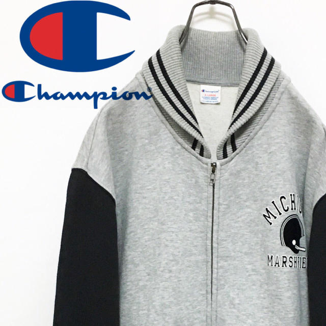 Champion(チャンピオン)のチャンピオン champion スタジャン ビッグサイズ オーバーサイズ レディースのジャケット/アウター(スタジャン)の商品写真