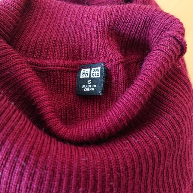 UNIQLO(ユニクロ)の【Used】UNIQLOタートルネックニット　冬物　ウール レディースのトップス(ニット/セーター)の商品写真