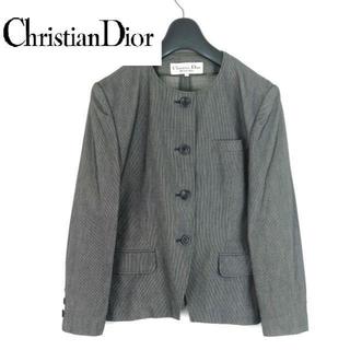 クリスチャンディオール(Christian Dior)のvintge Christian Dior ノーカラージャケット(ノーカラージャケット)