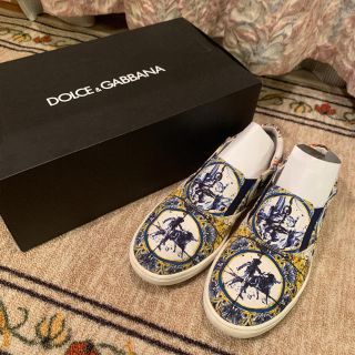 ドルチェアンドガッバーナ(DOLCE&GABBANA)のDOLCE&GABBANA スリッポン スニーカー 付属品完備(スニーカー)