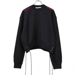 ジョンローレンスサリバン(JOHN LAWRENCE SULLIVAN)のJOHN LAWRENCE SULLIVAN SWEAT LACE-UP TOP(スウェット)