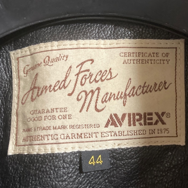 AVIREX(アヴィレックス)のAVIREX シングルライダース レザージャケット Single Riders メンズのジャケット/アウター(レザージャケット)の商品写真