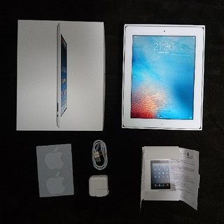 アイパッド(iPad)のapple iPad(第4世代)Wi-fi 32GB ホワイト MD514J/A(タブレット)