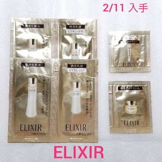 エリクシール(ELIXIR)のELIXIR
化粧水 乳液 目もと用クリーム 日中クリーム 6点(サンプル/トライアルキット)