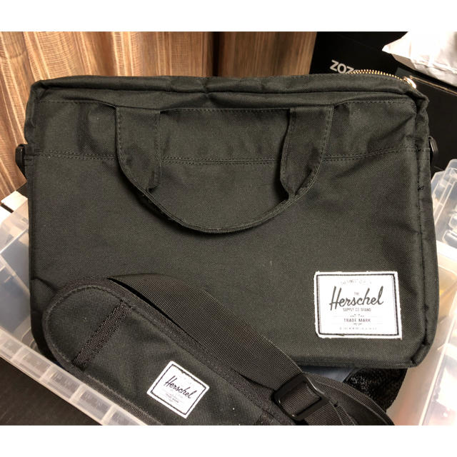 HERSCHEL(ハーシェル)のハーシェルサプライ 2Way ブリーフケース 黒 メンズのバッグ(ビジネスバッグ)の商品写真