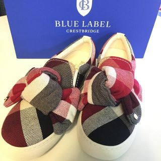 バーバリーブルーレーベル(BURBERRY BLUE LABEL)のバーバリーブルーレーベル クレストブリッジ 靴 スニーカー 23.0(スニーカー)