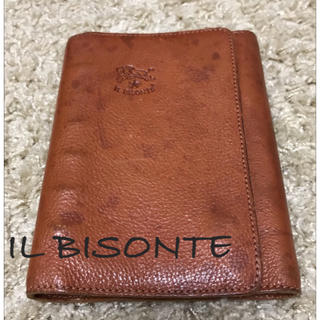 イルビゾンテ(IL BISONTE)のIL BISONTE イルビゾンテ 6穴手帳カバー キャメル(手帳)