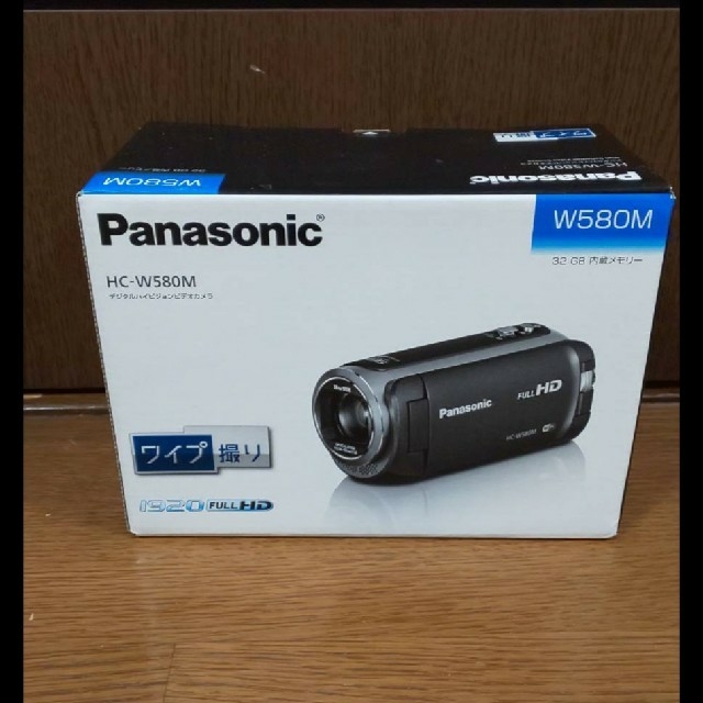 SONY(ソニー)のPanasonic デジタルハイビジョンビデオカメラ W580M【新品】 スマホ/家電/カメラのカメラ(ビデオカメラ)の商品写真