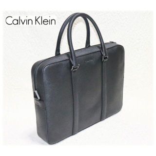 カルバンクライン(Calvin Klein)の新品【カルバンクライン】レザービジネスバッグ 黒(ビジネスバッグ)