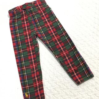 ラルフローレン(Ralph Lauren)のラルフローレン チェック柄レギンス 2Y/2T(パンツ/スパッツ)