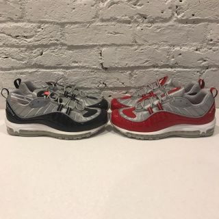 シュプリーム(Supreme)のSUPREME × NIKE AIR MAX 98 RED ＆ NAVY (スニーカー)