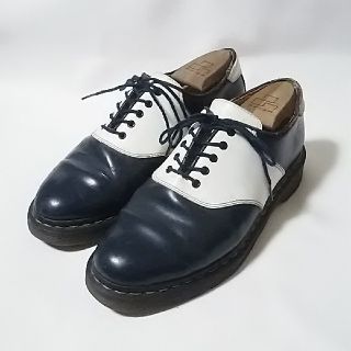 ドクターマーチン(Dr.Martens)の
海外限定希少!ドクターマーチン高級牛革レザーサドルシューズビンテージ紺白


(ドレス/ビジネス)