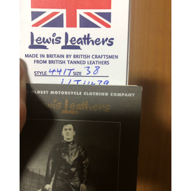 ルイスレザー Lewis Leathers サイクロンタイトフィット38