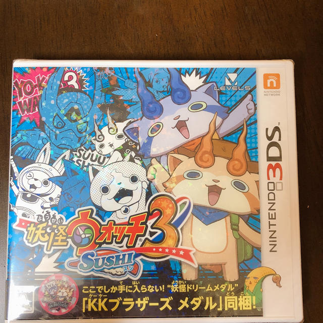 ニンテンドー3DS(ニンテンドー3DS)の妖怪ウォッチ3 SUSHI エンタメ/ホビーのゲームソフト/ゲーム機本体(携帯用ゲームソフト)の商品写真