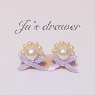 ▷コットンパール  クラシカル ピアス◁(ピアス)