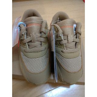 ナイキ(NIKE)の【13cm】NIKE Off-White the TEN AIR MAX 90茶(スニーカー)