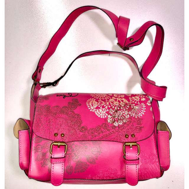 DESIGUAL(デシグアル)のDesigual ♡ ショルダーバッグ pink レディースのバッグ(ショルダーバッグ)の商品写真