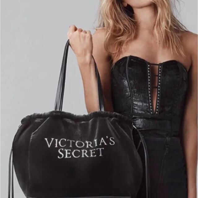 Victoria's Secret(ヴィクトリアズシークレット)のトートバック 黒  レディースのバッグ(トートバッグ)の商品写真