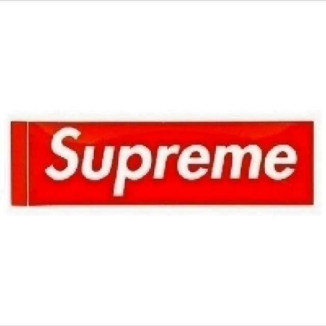 Supreme(シュプリーム)の1枚 国内正規品 ノベルティー Box Logo ステッカー Red 自動車/バイクのバイク(ステッカー)の商品写真